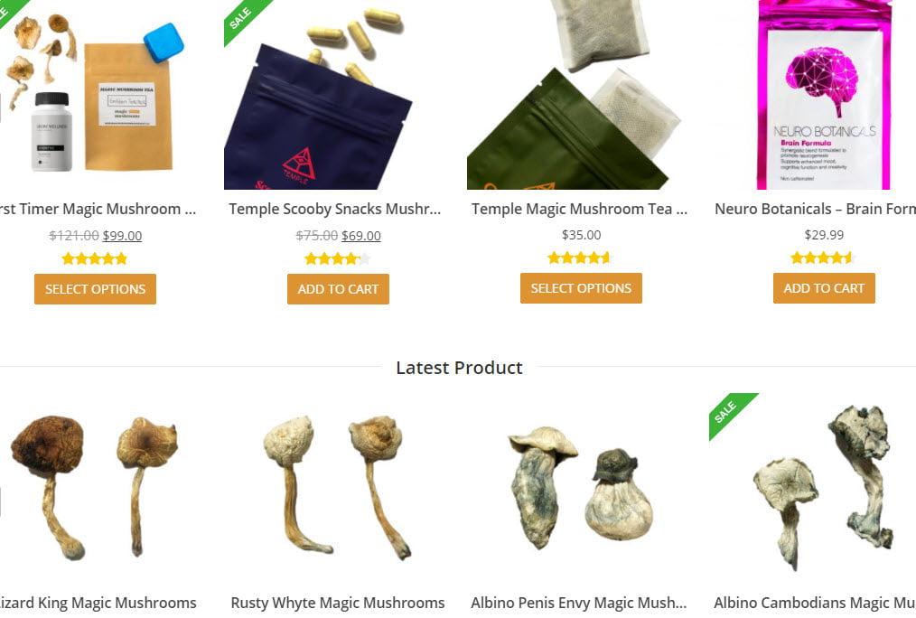 Varied Types of Shrooms: Dried, Edibles, Capsules